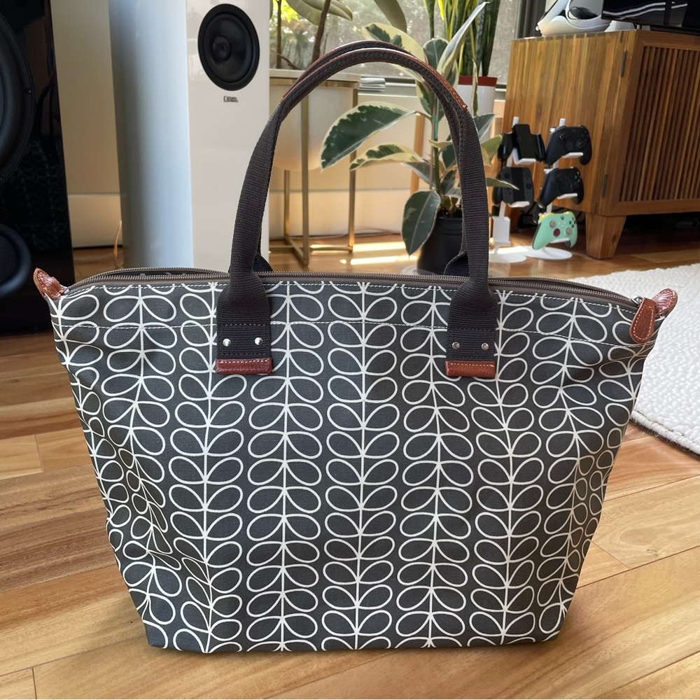 Oral Kiely Linear Stem Zip Tote bag - like new